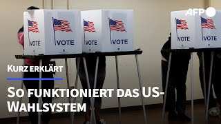 So funktioniert das USWahlsystem  AFP [upl. by Kcirderf]