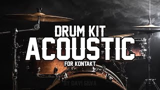 Drum Kit Acoustic for Kontakt  A Melhor Bateria Acústica quotGRÁTISquot para Kontakt  Loops  PPF [upl. by Rosemary305]