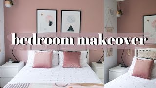 BEDROOM MAKEOVER  BEFORE AND AFTER [upl. by Rodablas289]