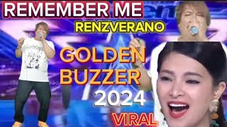 PILIPINAS GOT TALENT AUDITION PART 8  REMEMBER ME RENZ VERANO VIRAL GOLDEN BUZZER 2024 [upl. by Heinrich496]