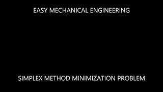 simplex method minimization problem [upl. by Pauly439]