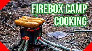 Camping And Cooking With Firebox Nano Accessories [upl. by Nawyt594]