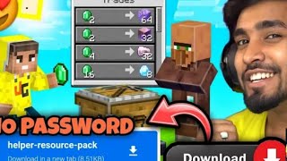 Minecraft but villagers work for us mod download  Pocket edition  Download for PE MOD [upl. by Alexine]