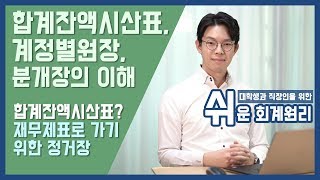 강의 합계잔액시산표 계정별원장 분개장의 이해 쉬운회계원리7강 [upl. by Remliw]