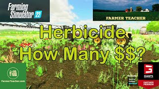 Cost Breakdown Herbicide Expenses on Farming Simulator [upl. by Anat]