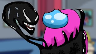 Among us Venom vs Carnage Fight Animated Cartoon Part 1 to 7  Avengers Animation [upl. by Annal]