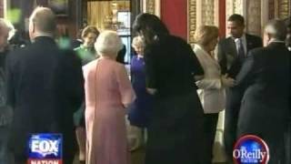 Michelle Obama Touches Queen Elizabeth II on the Back and does not Curtsy British forgive her [upl. by Raffarty]