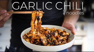 SPICE UP YOUR WEEKLY MENU with this crazy delish Garlic Chili Noodles Recipe [upl. by Nylia640]