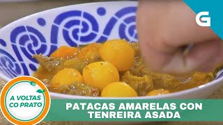 Receita de patacas amarelas con tenreira asada [upl. by Nallak]