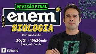 Revisão final para o ENEM  Biologia  Prof Landim [upl. by Ereveniug]