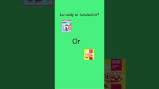 Lunchly or Lunchable food fypシ゚ shorts [upl. by Hassin]