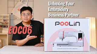 Unboxing your embroidery business partner EOC06 [upl. by Nylyak]