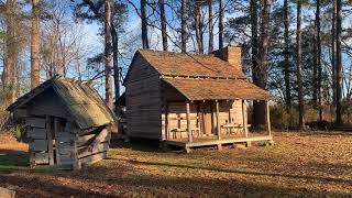 Vintage Hand Hewn Log Cabin for Sale [upl. by Kort]