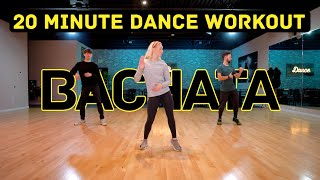 Easy to Follow 20 Minute Bachata Dance Workout [upl. by Ennazus]