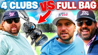 Can Fat Perez Beat Us Using ONLY Four Golf Clubs [upl. by Rania]