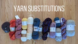 YARN SUBSTITUTIONS  yarn basics substitution tips amp dupes [upl. by Adyht702]