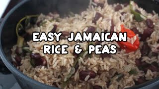 How to make Easy Jamaican Rice amp Peas [upl. by Stoughton203]