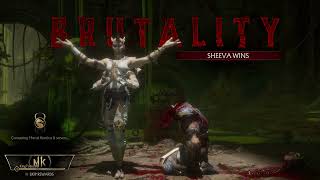 UMK11  Sheeva 🆚 Shao kahn [upl. by Sinnod97]