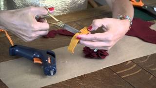 How to Make a Vintage Felt Flower Corsage Brooch  Felt Crafts amp More [upl. by Etnovert618]