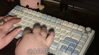 ASMR With My New Keyboard  Thocky Sounds  No Talking [upl. by Yrret]