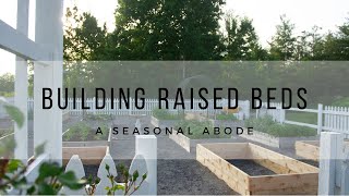 Building Raised Garden Beds Building Raised Beds for Vegetables Building Raised Bed Garden Boxes [upl. by Burnsed]