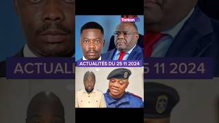 Informations du 25 11 2024 tontondtv congo tontond police patricklokala congolais [upl. by Yvonner]