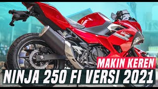 HEBOH  🔥INILAH NEW NINJA 250 TERBARU 2021 MERAH  ABU  MAKIN GANTENG REKKKK 😍 [upl. by Marwin]