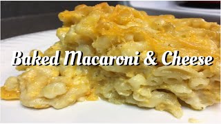 How To Make Baked Macaroni amp Cheese [upl. by Rafaello838]