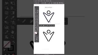 Shortcut in illustrator trendingreels coreldrawdesigns youtubeshorts viralvideo logodesgin [upl. by Atiuqcaj]