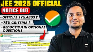 JEE 2025 DATES OUT  NTA Latest Update 🔥 AB KYA KARE [upl. by Michaeline]