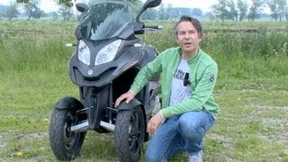 DreiradRoller Quadro 350 D im Test [upl. by Arrahs]