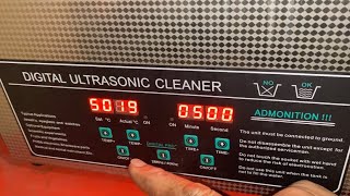 Using the ultrasonic cleaner [upl. by Maryl750]