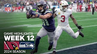 Arizona Cardinals vs Seattle Seahawks Game Highlights  NFL 2024 Season Week 12 [upl. by Leihcim]