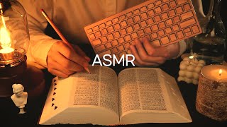 ASMR Satisfying Writing Page Turning Keyboard Typing 이건 수면제 영상입니다 [upl. by Ahsiek]