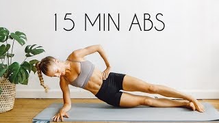 15 min TOTAL CORE AB WORKOUT At Home No Equipment [upl. by Ahsitak]