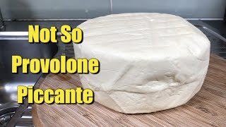 Making not so Provolone Piccante  1 Year Old with Taste Test [upl. by Hut]