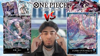 MATH IS EASY  ST19 Black Smoker vs ST17 Blue Doffy  One Piece TCG Gameplay [upl. by Eimam]