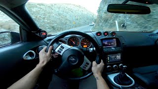 350Z SINGLE TURBO SOUNDS THROUGH THE CANYONS [upl. by Idolla461]