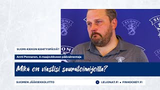 ”Mikä on viestisi seuratoimijoille Amaajoukkueen päävalmentaja Antti Pennanen” [upl. by Bois]