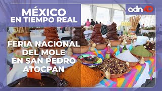 México en tiempo real  Feria nacional del mole en San Pedro Atocpan [upl. by Ahcilef]