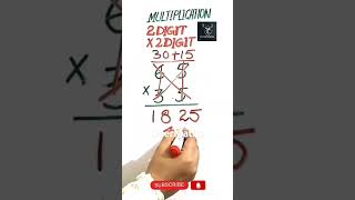 Two Digits multiply Trick DeerMaths maths multiplication shorts [upl. by Gwendolyn589]