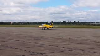 Folland Gnat is go Full power take off from behind [upl. by Philis]