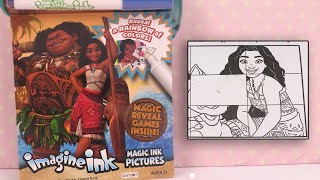 Vaiana 2 Livre dActivités et Coloriage  Moana Imagine Ink [upl. by Bathelda]