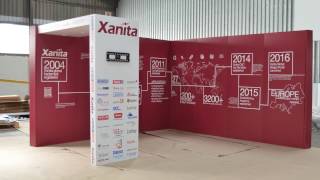 SGI 2017 Dubai  Xanita Exhibition Stand Quick Assembly [upl. by Almallah]