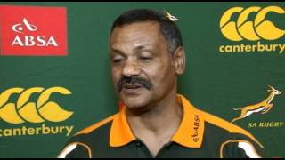 RWC 2011 Peter De Villiers interview [upl. by Nollid700]