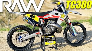 Factory Husqvarna TC300 Two Stroke Project RAW  Motocross Action Magazine [upl. by Anileme]