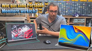 Wie gut sind PORTABLE Monitore wirklich  UPERFECT Monitor Review [upl. by Diarmit]