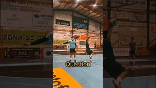 Handball skill youtubeshorts shorts handball answer player [upl. by Mattland969]