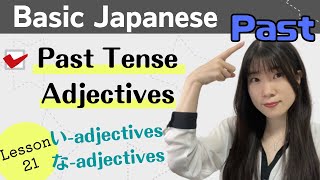 Basic Japanese for Beginners  Lesson21  Past Tense of Adjectives  N5 level [upl. by Nerrat702]