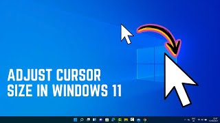 How to Adjust Cursor Size in Windows 11 – Customize Mouse Pointer Size Easily [upl. by Anytsirk195]